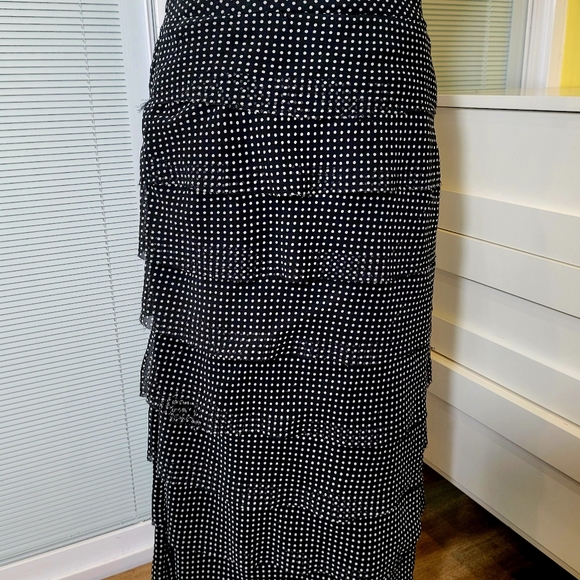 Maxi ruffle polka-dot skirt - Picture 4 of 6